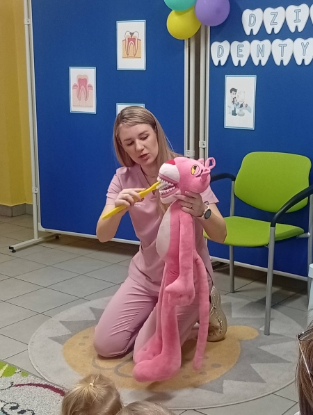 Niezwykłe spotkanie Różową Panterą